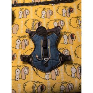 ARCADIA TRAIL Expandable Backpack Blue Water Repellent DOG Harness - Small